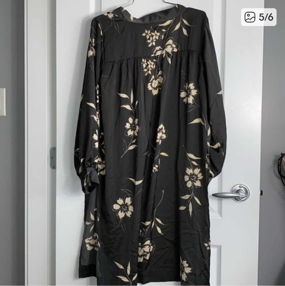 Saltwater LUXE Black Floral Cardigan S - Picture 8 of 8